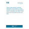 UNE 83707:2026 - Testing of repair materials. Accelerated determination of the resistance to chloride penetration provided by the surface protection systems contemplated in the UNE-EN 1504-2 standard and the equivalent concrete cover depth.