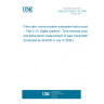 UNE EN 61280-2-10:2005 Fibre optic communication subsystem test procedures -- Part 2-10: Digital systems - Time-resolved chirp and alpha-factor measurement of laser transmitters (Endorsed by AENOR in July of 2009.)