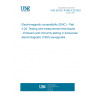 UNE EN IEC 61000-4-20:2022 Electromagnetic compatibility (EMC) - Part 4-20: Testing and measurement techniques - Emission and immunity testing in transverse electromagnetic (TEM) waveguides