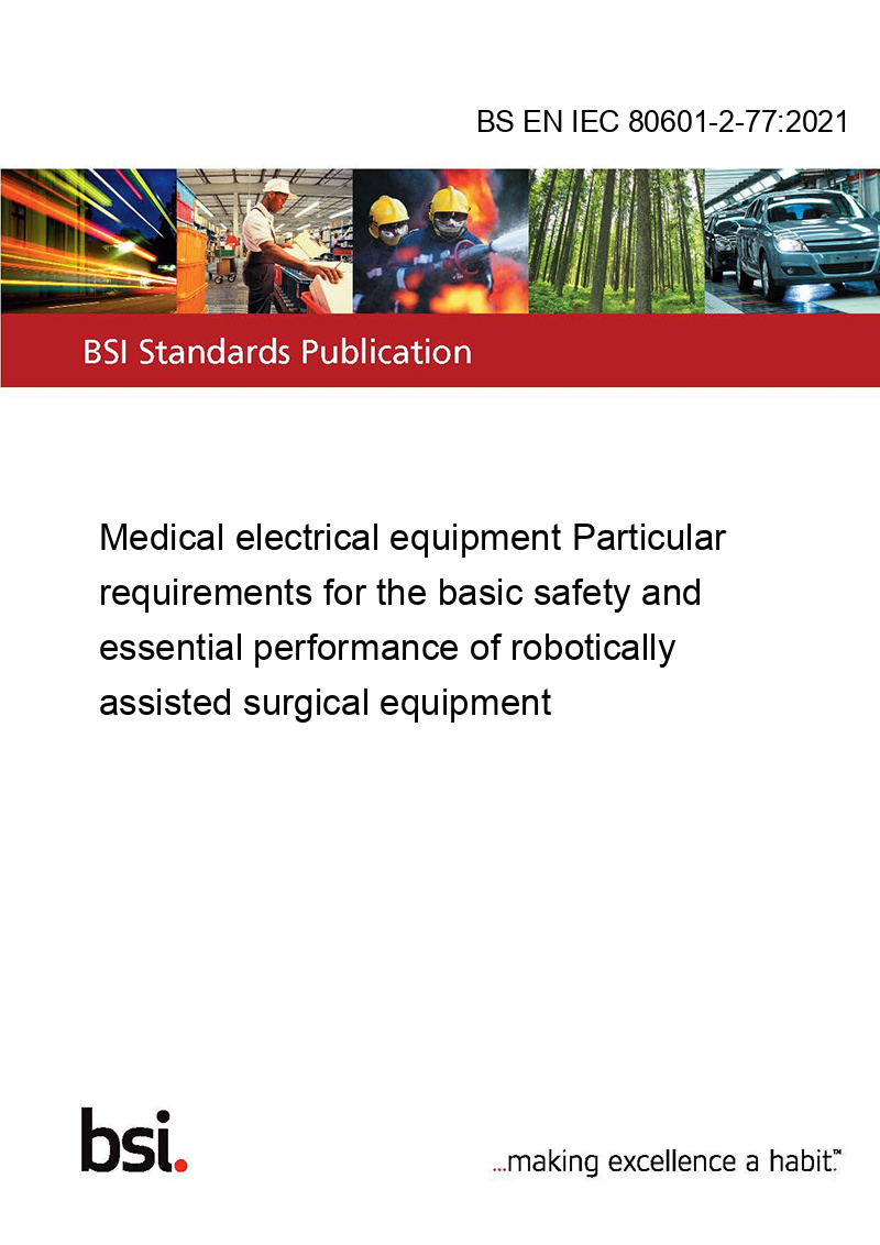 BS EN IEC 806012772021 Medical electrical equipment Particular