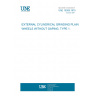 UNE 16309:1975 EXTERNAL CYLINDRICAL GRINDING PLAIN WHEELS WITHOUT GAPING. TYPE 1.