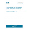 UNE EN 15751:2025 Automotive fuels - Fatty acid methyl ester (FAME) fuel and blends with diesel fuel - Determination of oxidation stability by accelerated oxidation method at 110 °C