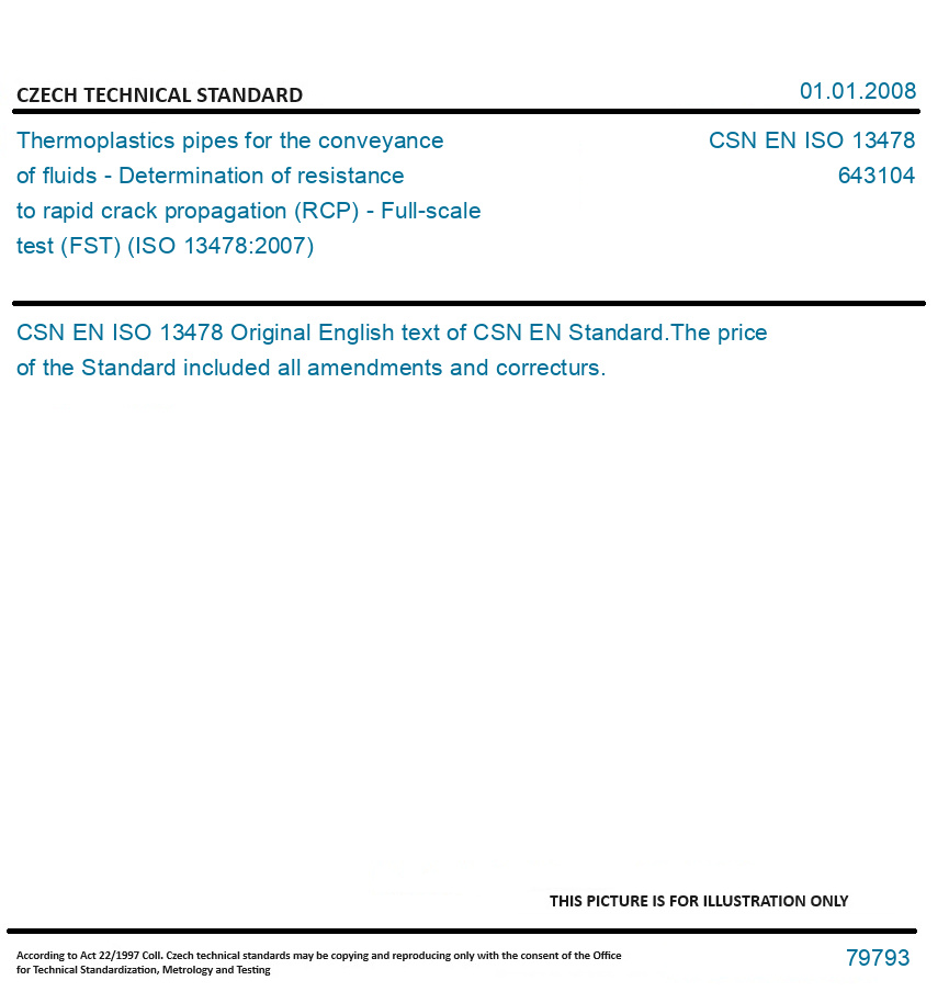 CSN EN ISO 13478 - Thermoplastics pipes for the conveyance of fluids ...