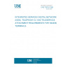 UNE TBR 8:1999 INTEGRATED SERVICES DIGITAL NETWORKS (ISDN). TELEPHONY 3,1 KHZ TELESERVICE. ATTACHMENT REQUIREMENTS FOR HANDSET TERMINALS.