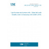 UNE EN ISO 20361:2020/A11:2020 Liquid pumps and pumps units - Noise test code - Grades 2 and 3 of accuracy (ISO 20361:2019)