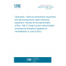 UNE EN 17694-2:2023 Hydrometry - Minimum performance requirements and test procedures for water monitoring equipment - Devices for the determination of flow - Part 2: Closed conduit instrumentation (Endorsed by Asociación Española de Normalización in June of 2023.)