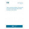 UNE 118012:2014 Tobacco and tobacco products. Determination of total alkaloids. Analysis method by continuous flow.