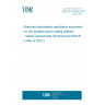 UNE EN 50348:2010 Stationary electrostatic application equipment for non-ignitable liquid coating material - Safety requirements (Endorsed by AENOR in May of 2010.)