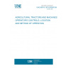 UNE 68010:1979 ERRATUM AGRICULTURAL TRACTORS AND MACHINES. OPERATOR'S CONTROLS. LOCATION AND METHOD OF OPERATION
