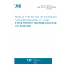 UNE EN ISO 9073-8:1999 TEXTILES. TEST METHOD FOR NONWOVENS. PART 8: DETERMINATION OF LIQUID STRIKE-THROUGH TIME (SIMULATED URINE). (ISO 9073-8:1995).