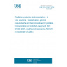 UNE EN 61582:2006 Radiation protection instrumentation - In vivo counters - Classification, general requirements and test procedures for portable, transportable and installed equipment (IEC 61582:2004, modified) (Endorsed by AENOR in November of 2006.)