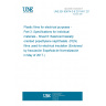 UNE EN 60674-3-8:2011/A1:2017 Plastic films for electrical purposes - Part 3: Specifications for individual materials - Sheet 8: Balanced biaxially oriented polyethylene naphthalate  (PEN) films used for electrical insulation (Endorsed by Asociación Española de Normalización in May of 2017.)