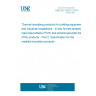 UNE EN 14320-2:2014 Thermal insulating products for building equipment and industrial installations - In-situ formed sprayed rigid polyurethane (PUR) and polyisocyanurate foam (PIR) products - Part 2: Specification for the installed insulation products