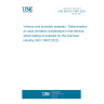 UNE EN ISO 13807:2023 Vitreous and porcelain enamels - Determination of crack formation temperature in the thermal shock testing of enamels for the chemical industry (ISO 13807:2022)