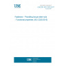 UNE EN ISO 2320:2017 Fasteners - Prevailing torque steel nuts - Functional properties (ISO 2320:2015)