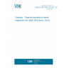 UNE EN ISO 9687:2015/A1:2018 Dentistry - Graphical symbols for dental equipment (ISO 9687:2015/Amd 1:2018)