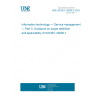 UNE ISO/IEC 20000-3:2023 Information technology — Service management — Part 3: Guidance on scope definition and applicability of ISO/IEC 20000-1