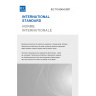 IEC TS 62454:2007 - Mechanical structures for electronic equipment - Design guide: Interface dimensions and provisions for water cooling of electronic equipment within cabinets of the IEC 60297 and IEC 60917 series